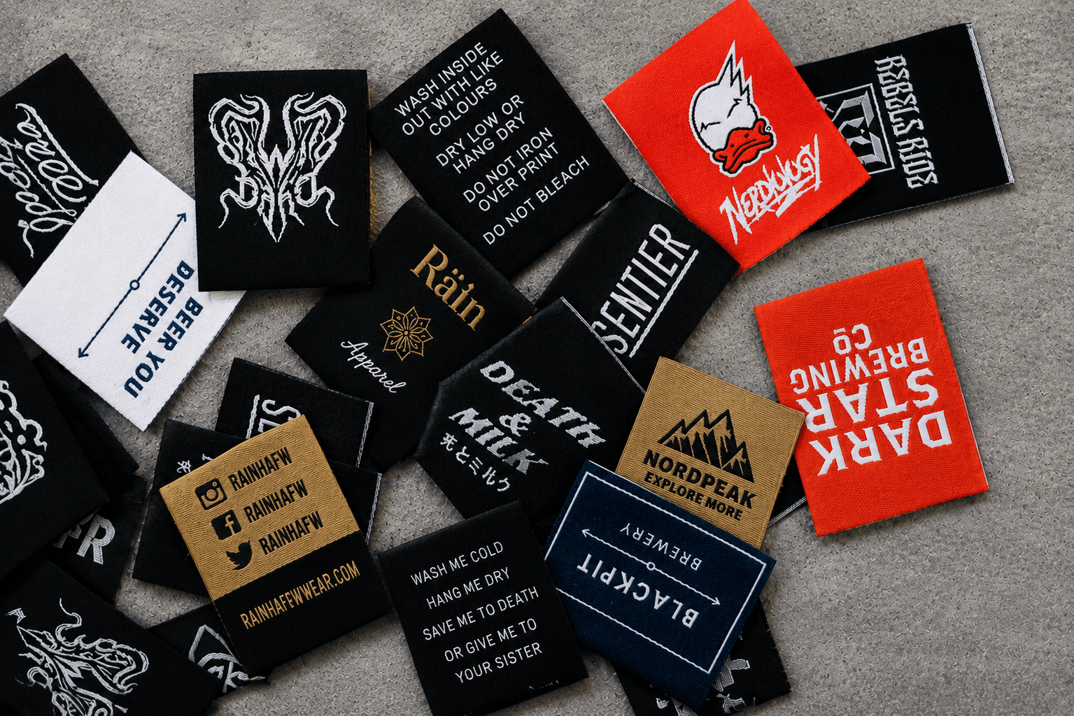 woven labels high quality