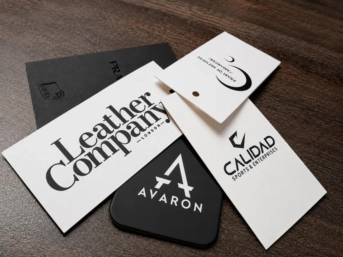 Custom Tag Cards for Clothing Brands